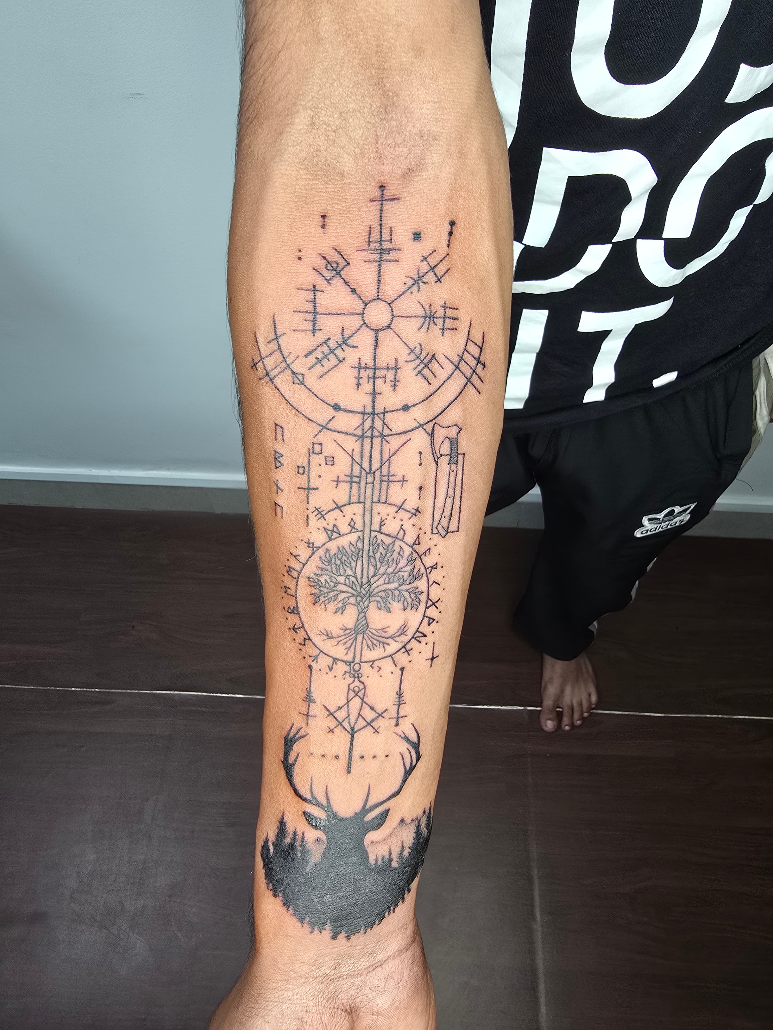 Line Art Tattoos